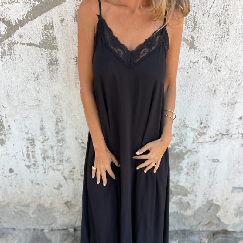 ALEXANDRA | Chic V-Neck Elegant Dress