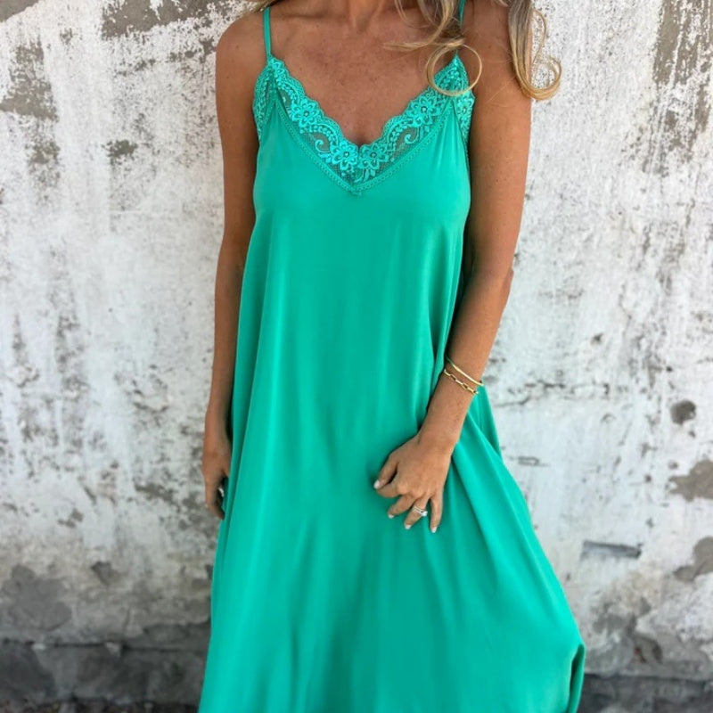 ALEXANDRA | Chic V-Neck Elegant Dress