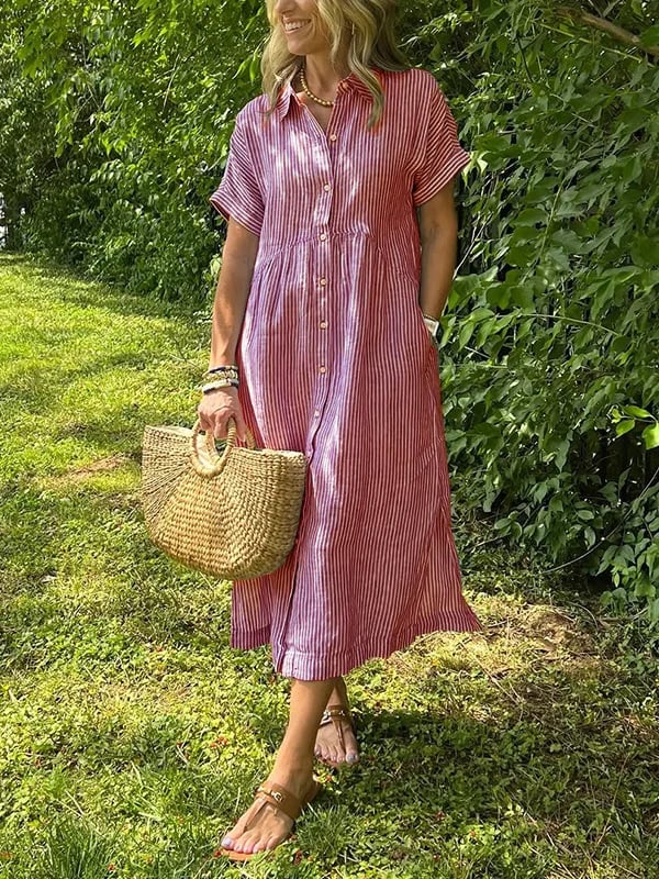CASSIE | CHIC STRIPED DRESS