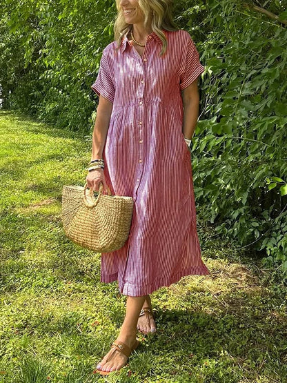 CASSIE | CHIC STRIPED DRESS