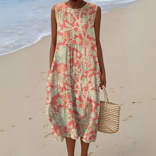 CHANTALLE | Retro Floral Dress