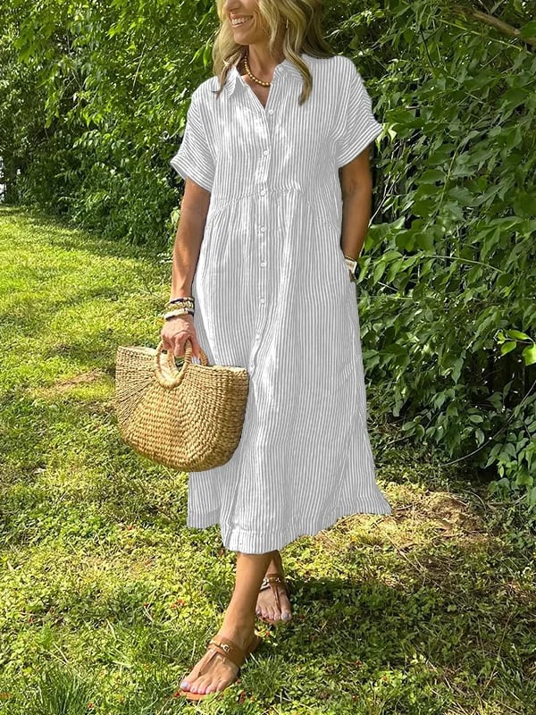 CASSIE | CHIC STRIPED DRESS