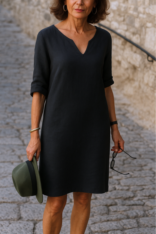 BETSEY | Sophisticated V-Neck Dress