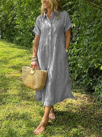 CASSIE | CHIC STRIPED DRESS