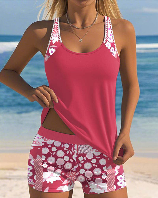 KIMMY | Comfortable Two-Piece Swimwear in Beach Floral Design