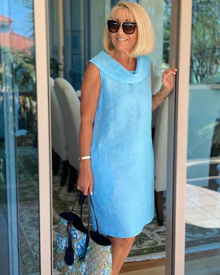 FAYAH | Chic Round Neck Elegant Dress