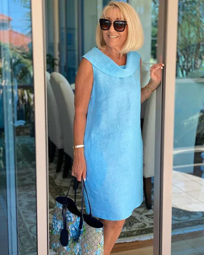 FAYAH | Chic Round Neck Elegant Dress