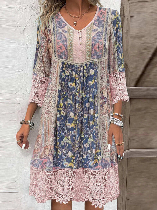 AZIRA | Stylish Patterned Elegant Dress