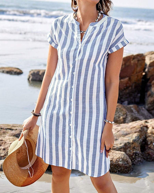 BRITTA | CHIC STRIPED DRESS