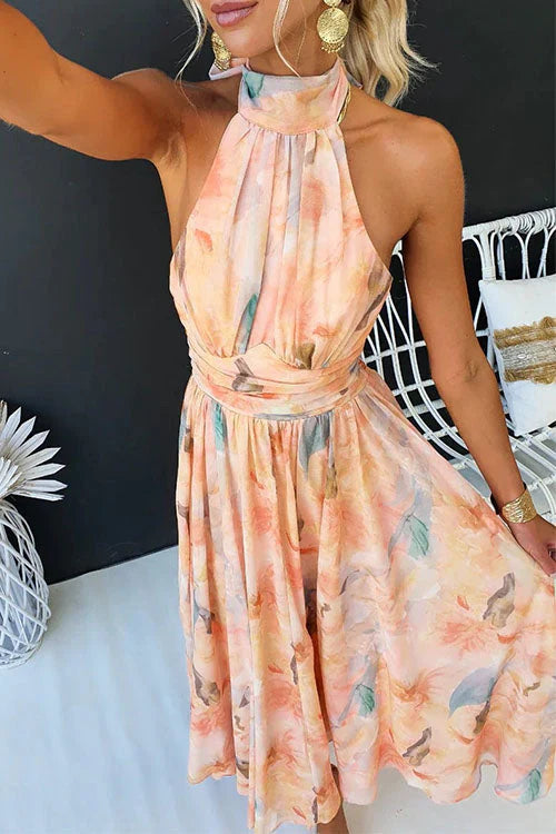 Elegant Colorful Sari Dress
