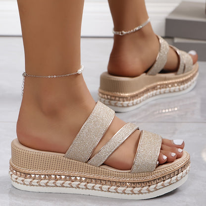 ASHLYN | GLAMOROUS SPARKLING SANDALS