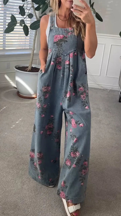 DAPHNE | PLAYFUL PRINT WOMEN'S SUMMER DUNGAREES