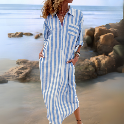 PHOEBE | CHIC STRIPED DRESS