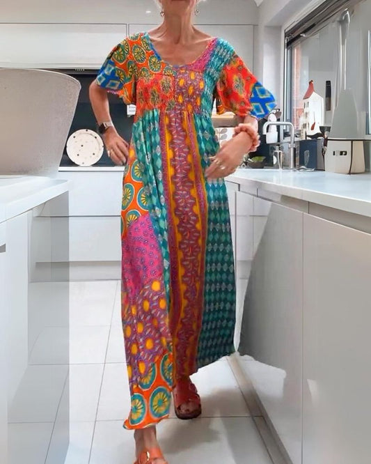 Melania | Vibrant Bohemian Dress