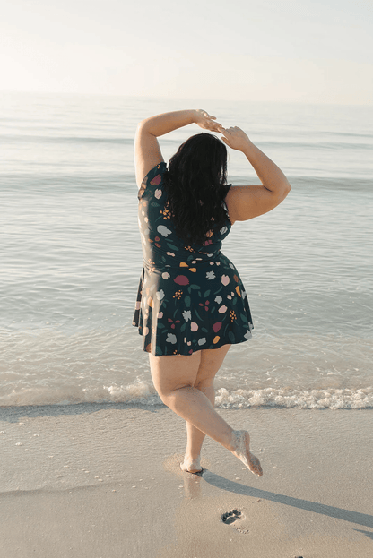 MARGARET | Ruffled Bathing Suit with Built-in Breast Support