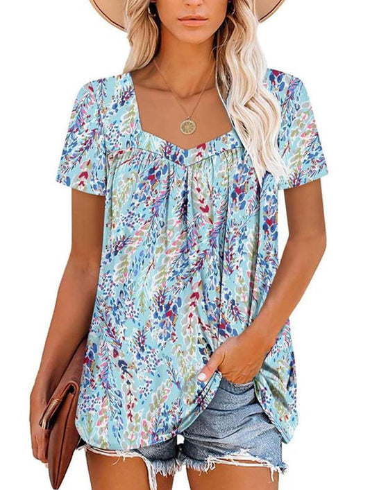 VIRENA | Breezy Floral Summer Top