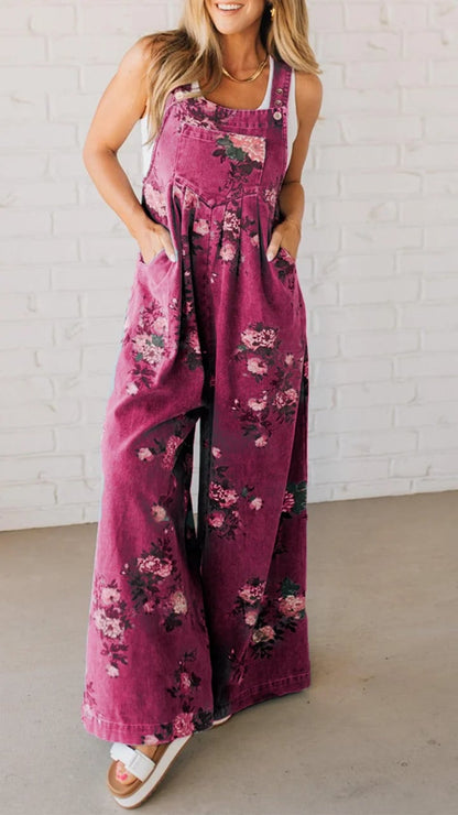 DAPHNE | PLAYFUL PRINT WOMEN'S SUMMER DUNGAREES