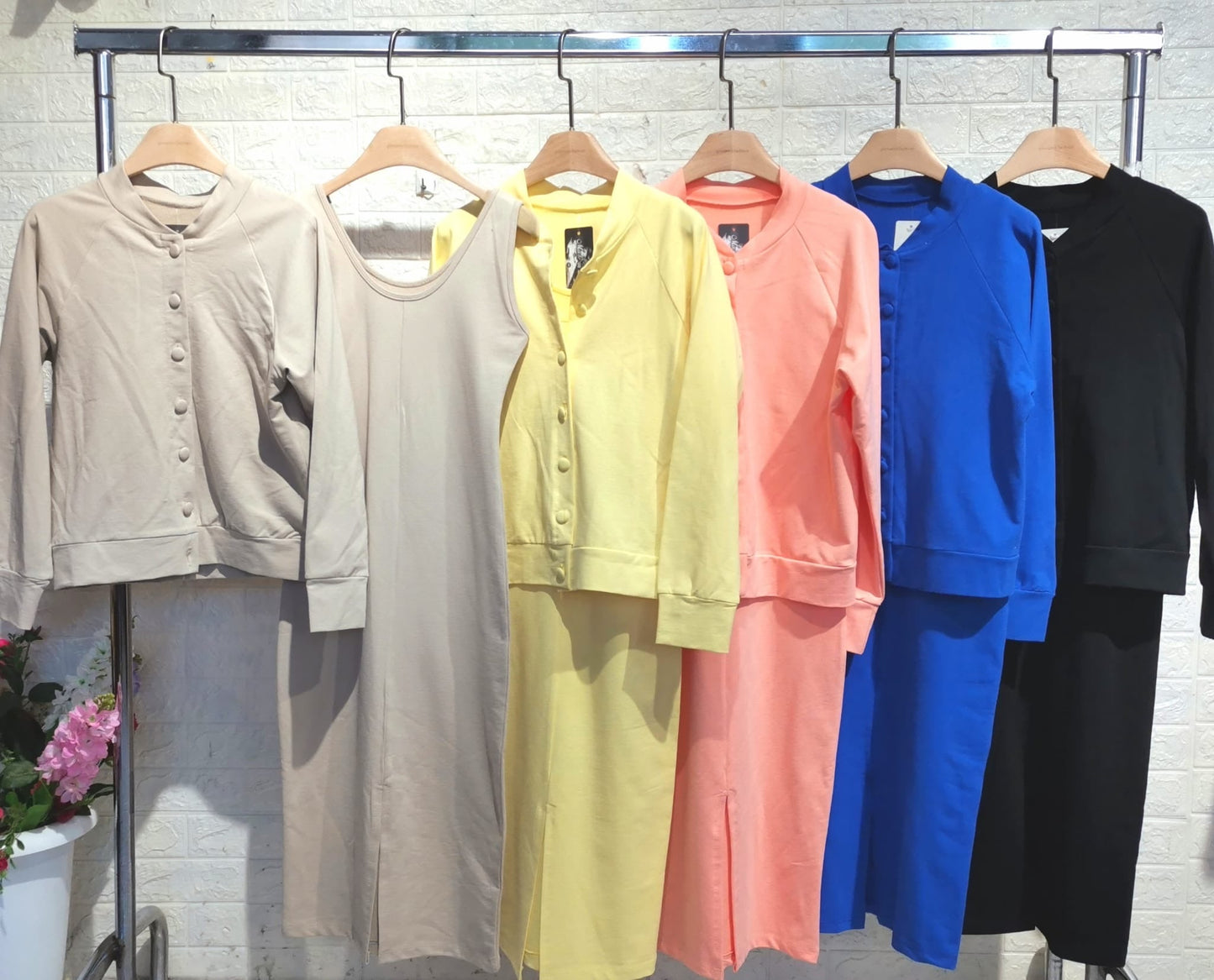 MANDY | Coordinated Midi Dress and Jacket Ensemble