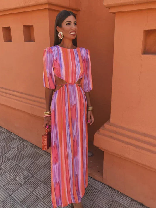 PALINA | Chic Cut-Out Elegant Dress
