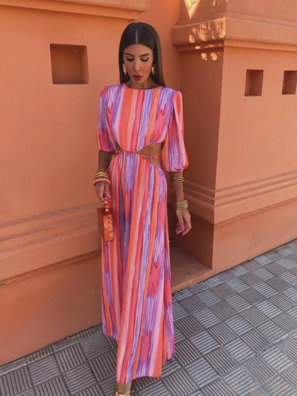 PALINA | Chic Cut-Out Elegant Dress
