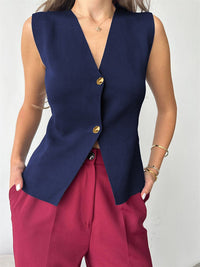 2 Button Navy Blue