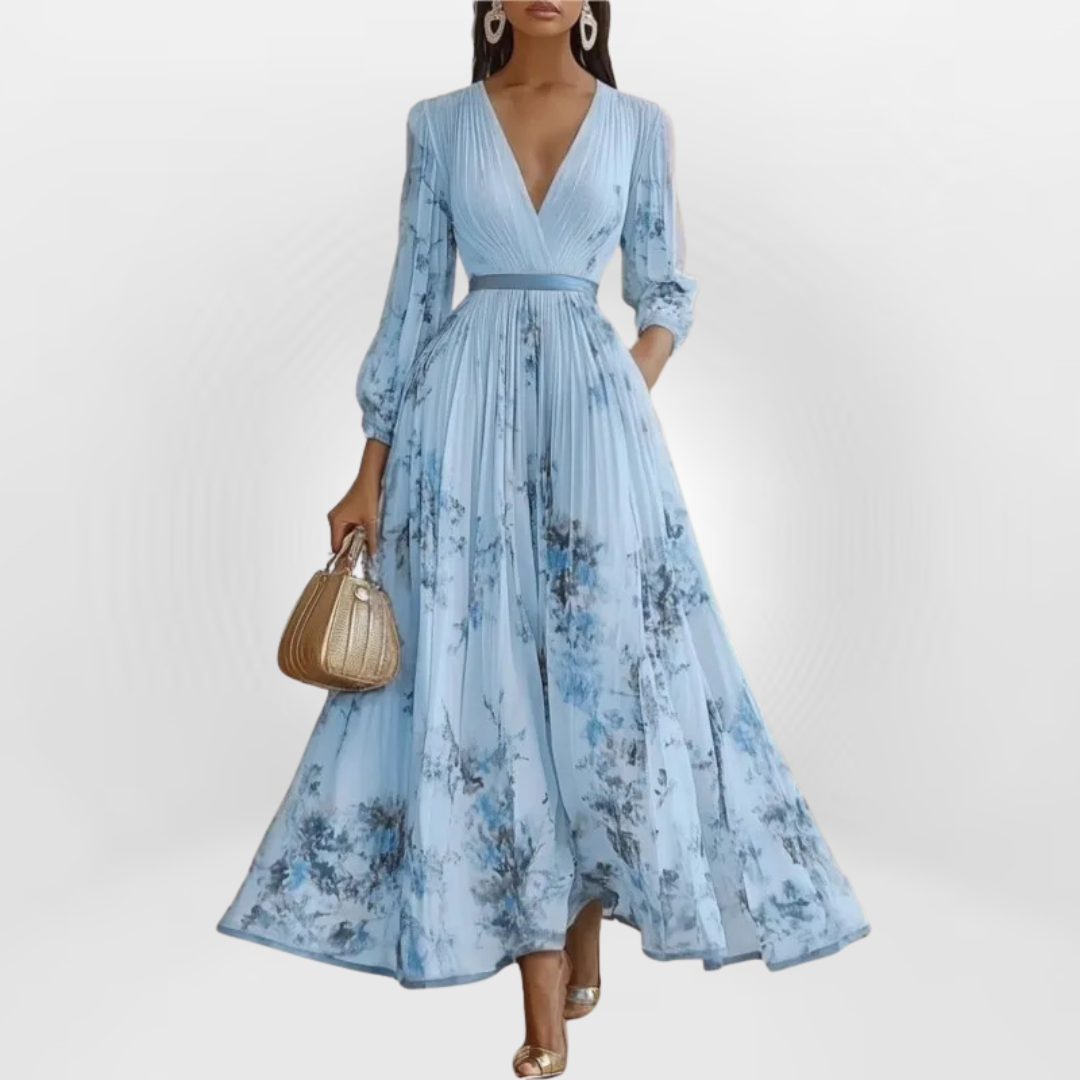 ESMERALDA | FLOWER EMBRACE MAXI DRESS