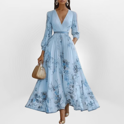 ESMERALDA | FLOWER EMBRACE MAXI DRESS