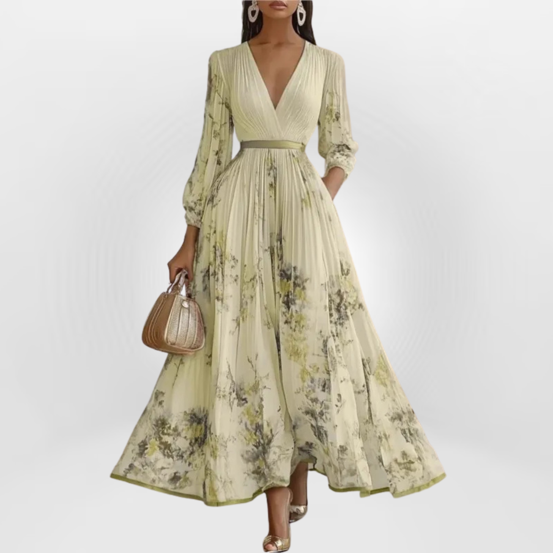 ESMERALDA | FLOWER EMBRACE MAXI DRESS