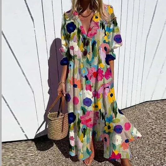 DIARA | Elegant Bohemian Spring Dress
