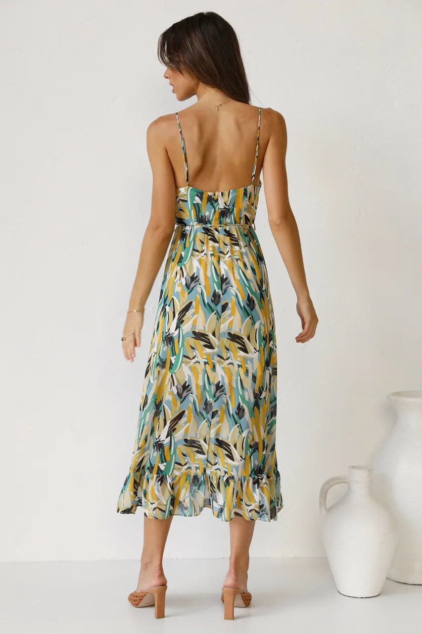 ELOUISE | Vibrant Elegant Summer Dress