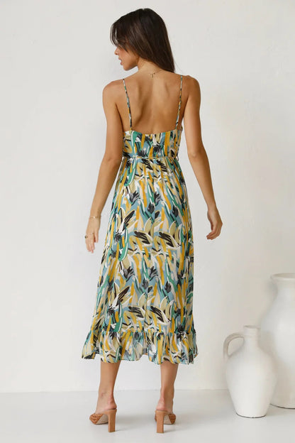 ELOUISE | Vibrant Elegant Summer Dress
