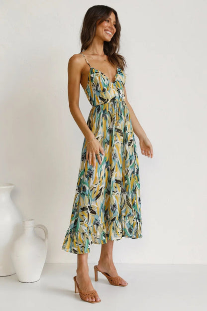 ELOUISE | Vibrant Elegant Summer Dress