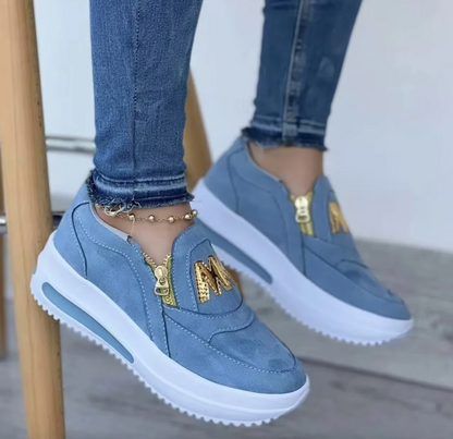 URSULA | FASHIONABLE & COMFORTABLE ZIP SNEAKERS