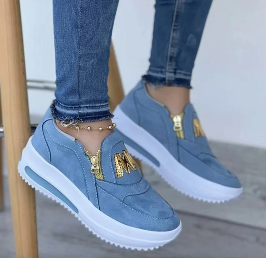 URSULA | FASHIONABLE & COMFORTABLE ZIP SNEAKERS