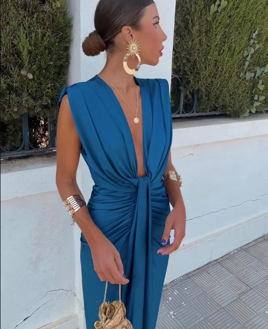 MORIAH | Sophisticated Pleated Dress for Women