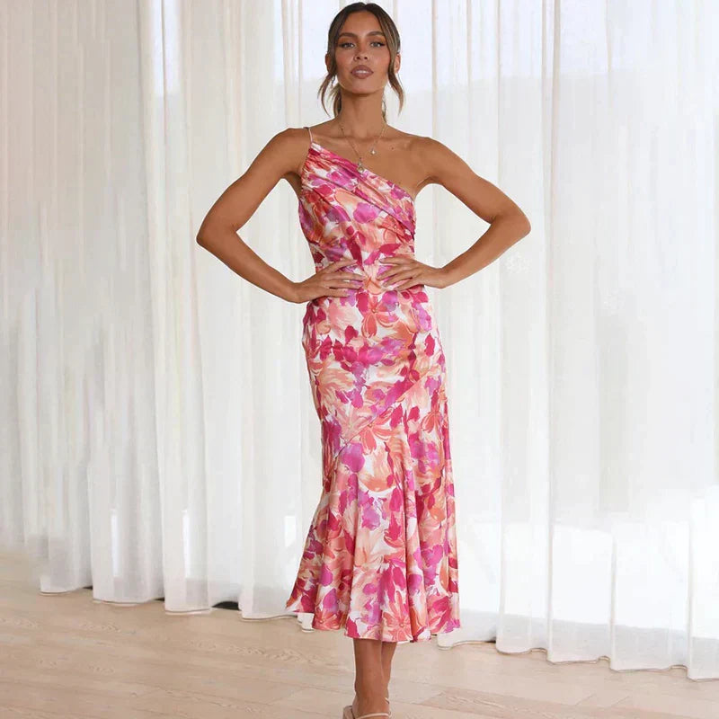 MILIANA | One-Shoulder Strap Dress