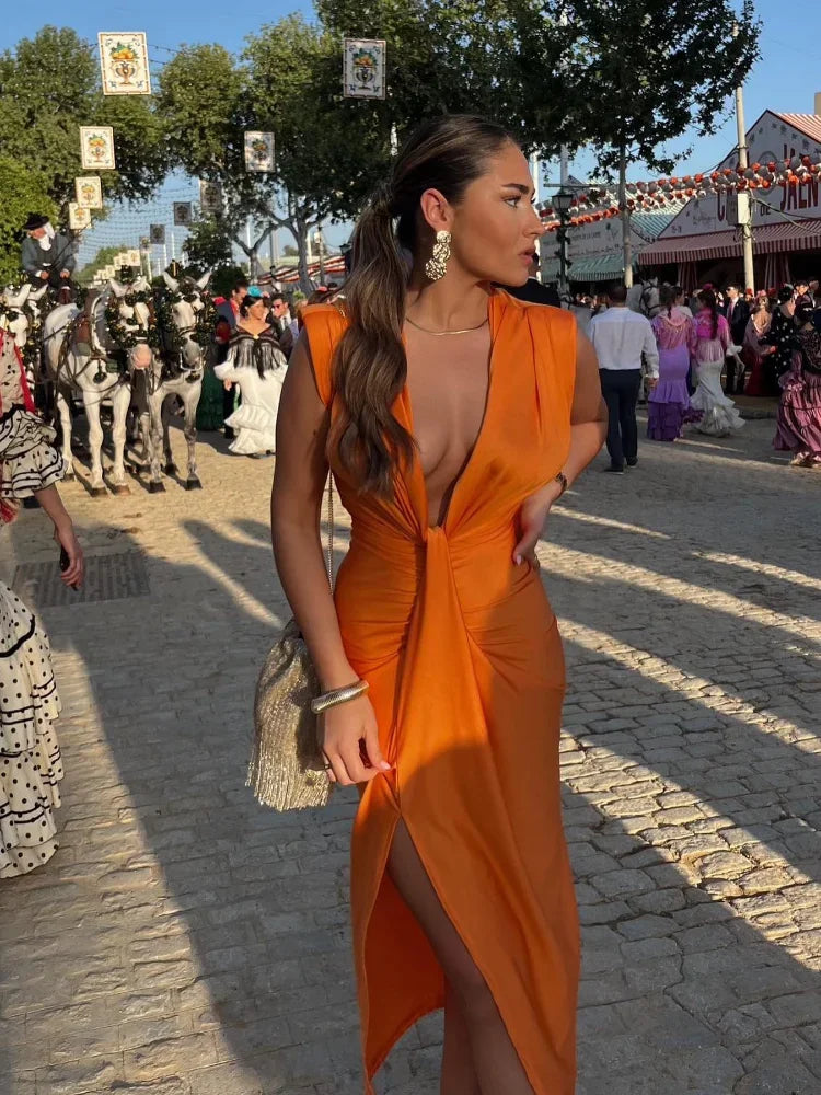 MORIAH | Sophisticated Pleated Dress for Women