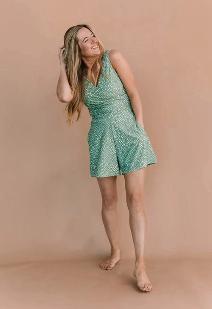 MARGARET | Ruffled Bathing Suit with Built-in Breast Support