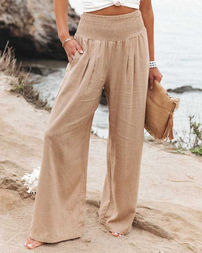OLIVIYA | Relaxed Fit Summer Trousers