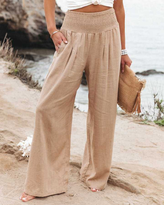 OLIVIYA | Relaxed Fit Summer Trousers