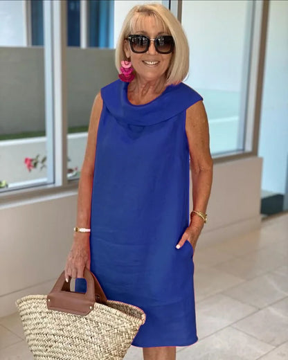 FAYAH | Chic Round Neck Elegant Dress