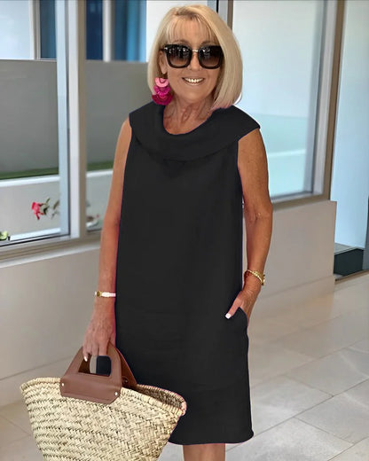FAYAH | Chic Round Neck Elegant Dress