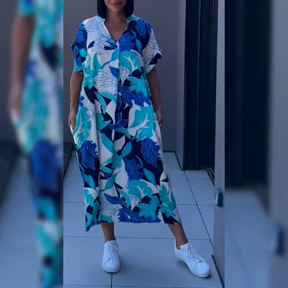 HANNAH | Stylish Printed Elegant Dress
