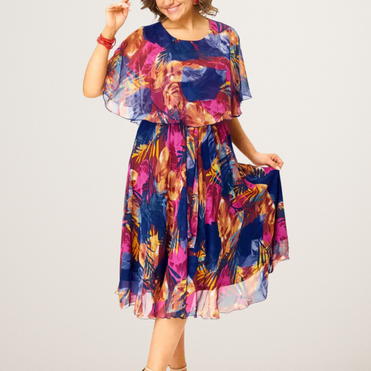 AYALA | Plus Size Chiffon Dress for Ultimate Comfort