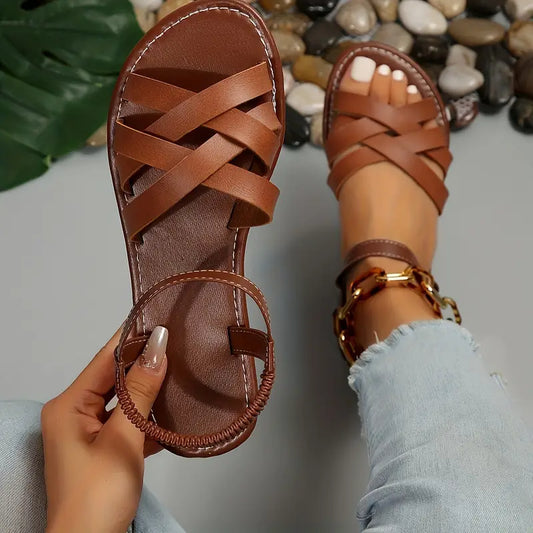 ESTHER | Chic Woven Sandals