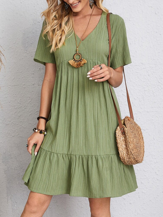ASTRID | Chic Dress with Concealed Belly Design